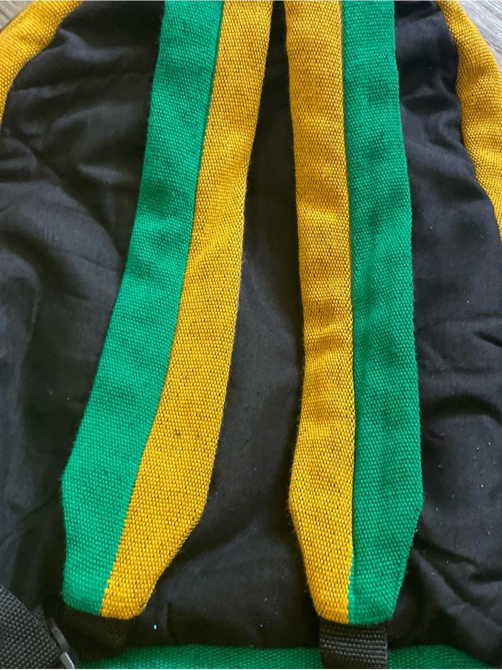 Bahamas 'One Love' Rasta Stripe Backpack - Multicolor